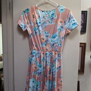 Reborn J Floral Midi Dress